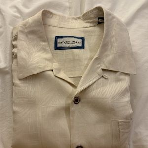 Seven Palm Hawaiian Shirt (XL) EUC